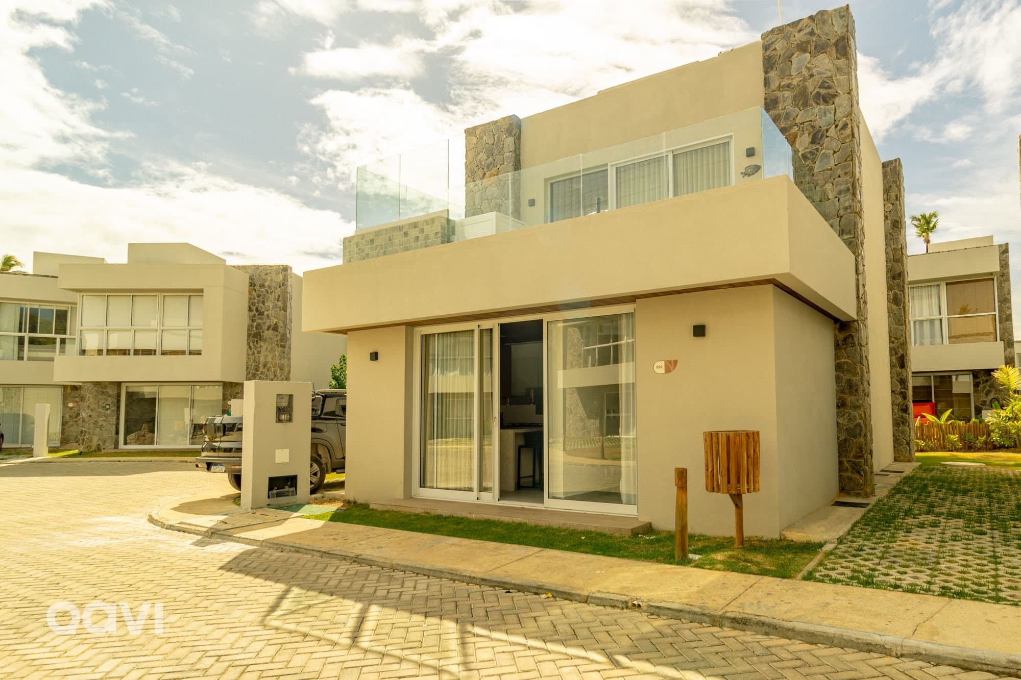 Fachada da Casa Naluum D03 no Condomínio Naluum